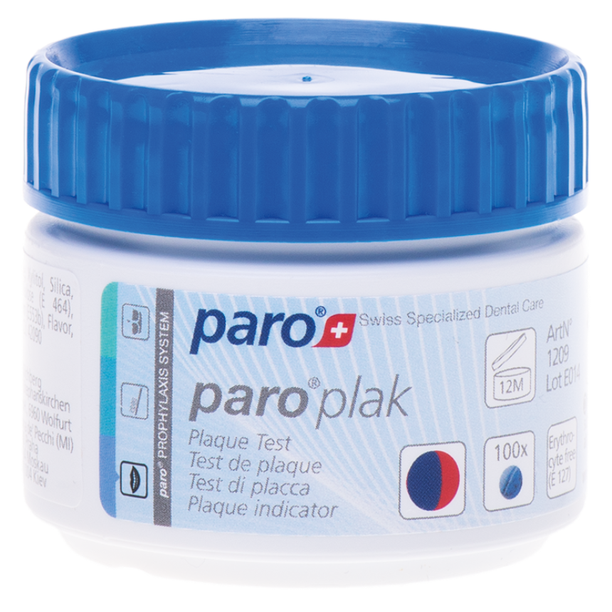 paro® PLAK, Dis Plaque Tabletten,1 Dose à 100 Stk.