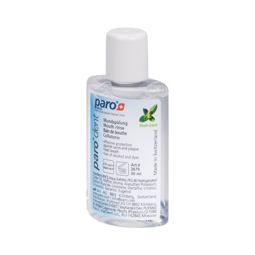 paro® DENT Dentalspülung Mini, 30 ml,Packung à 12 Flaschen