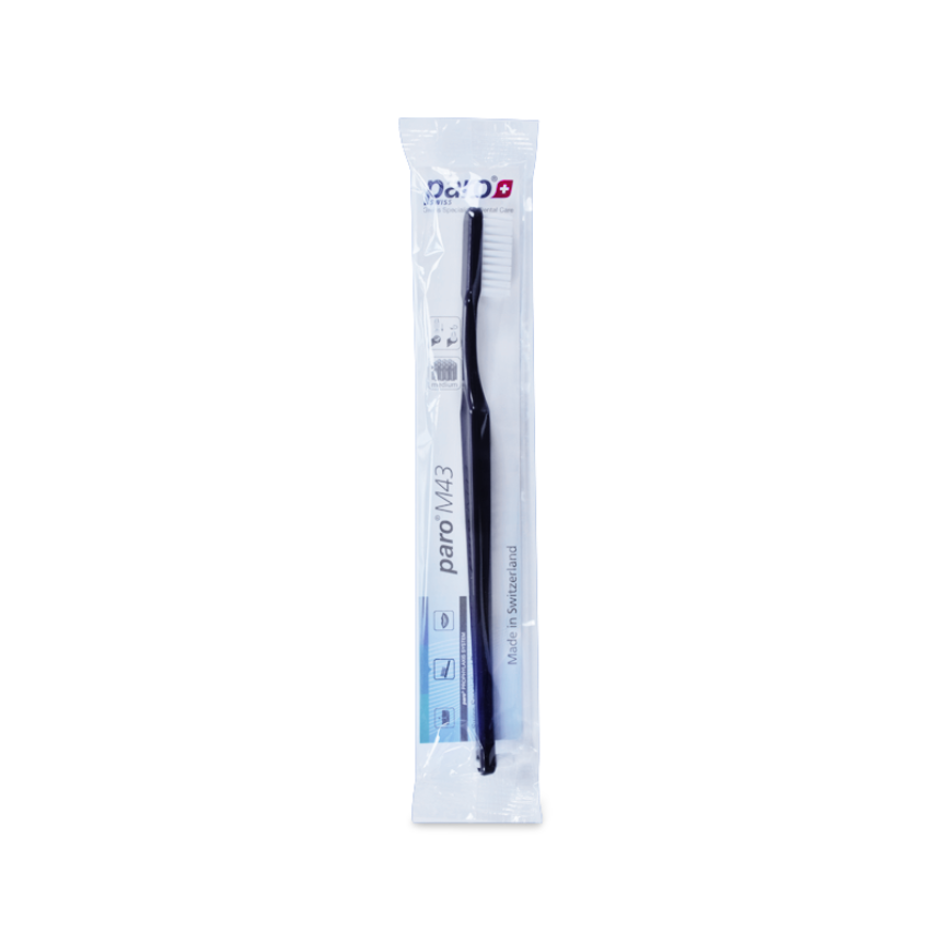 paro® Zahnbürste M43 mit Interspace,Packung à 144 Stk. bulk