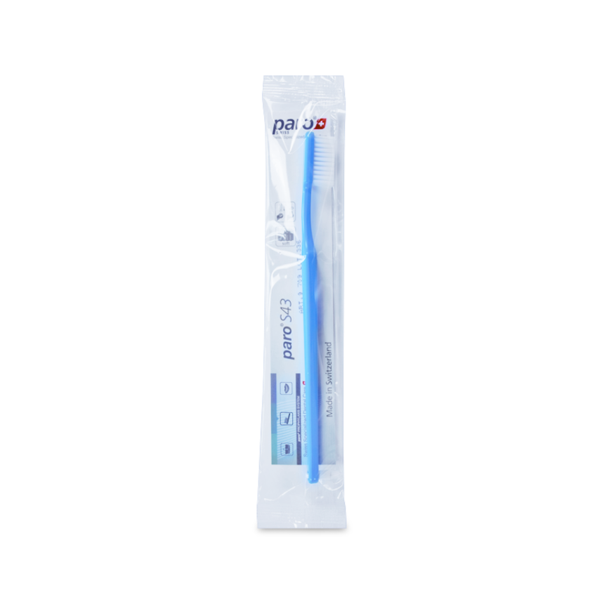 paro® Zahnbürste S43 mit Interspace,Packung à 144 Stk. bulk