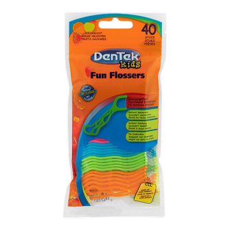 Dentek Kids, Fun Flossers,6 Beutel à 40Stk.