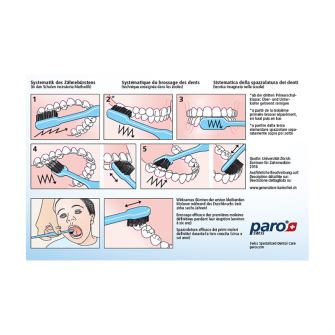 Zahnputzanleitung,1 x 10 Stk.