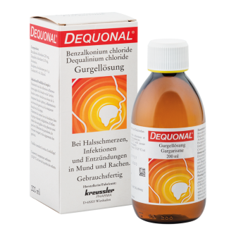 Dequonal Gurgellösung, 200ml,Packung à 6 Stk.