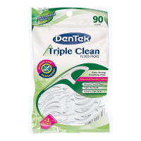Dentek, Triple Clean, Zahnseide-Sticks,6 Beutel à 30Stk.