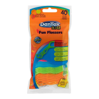 Dentek Kids, Fun Flossers,6 Beutel à 40Stk.