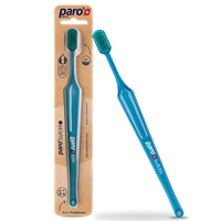 paro&amp;#174; Soft 39 r - Zahnb&amp;#252;rste, soft, 5-reihig, R-PET, r-blue
