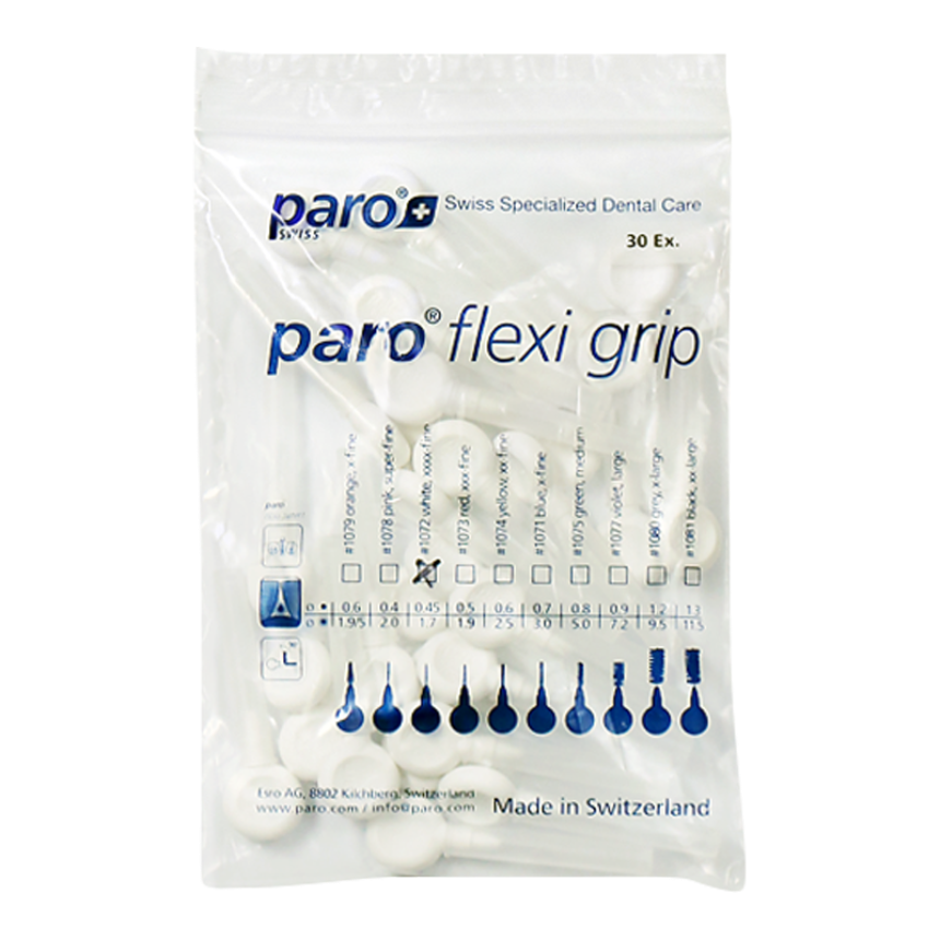 paro&#174; flexi grip, xxxx-fein, weiss, &#216; 1.7 mm,Klinikpackung 30 Stk.