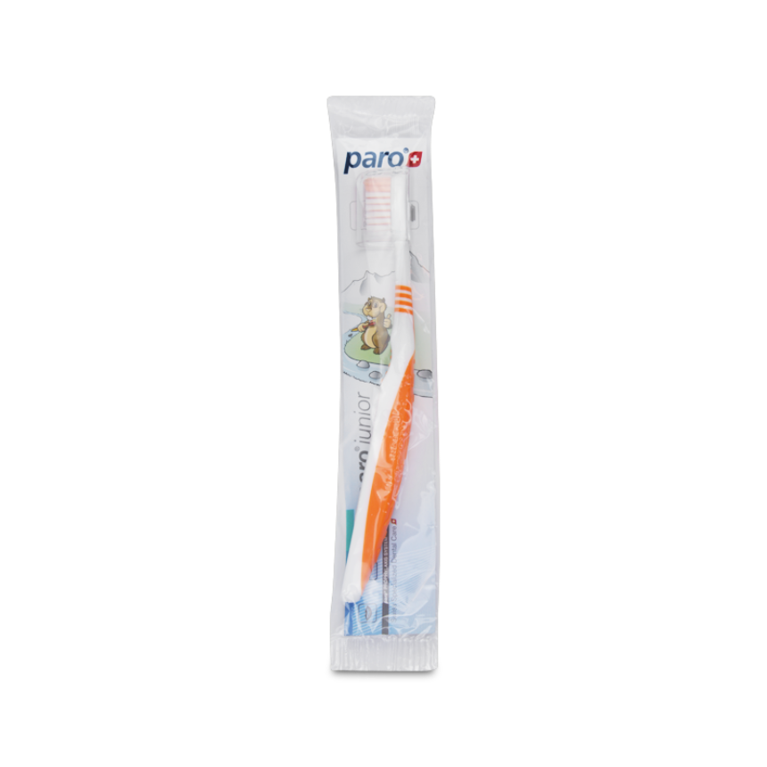 paro&#174; Junior, Kinderzahnb&#252;rste, cello,Packung &#224; 144 Stk.
