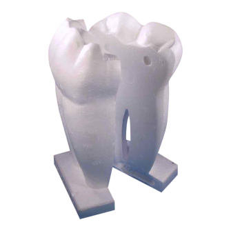Styropor-Zahn gross, teilbar,1 Stk.