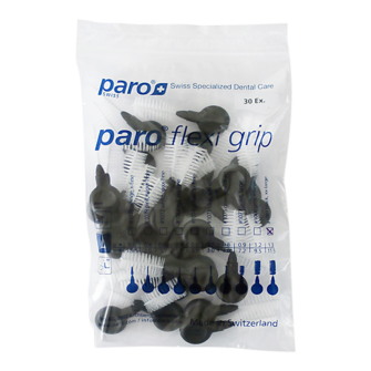 paro® flexi grip, xx-large, schwarz, Ø 11.5 mm,Klinikpackung 30 Stk.