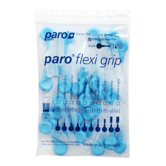 paro® Flexi-Grip, hellblau, fein, Ø 3.8 mm,Klinikpackung 30 Stk.