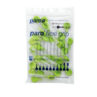 paro® Flexi-Grip, hellgrün, medium, kon. Ø3/8.0 mm,Klinikpackung 30 Stk.
